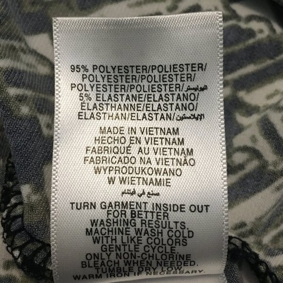 Jones New York Abstract Herringbone Pintuck Collar Sleeveless Blouse - Picture 10 of 15